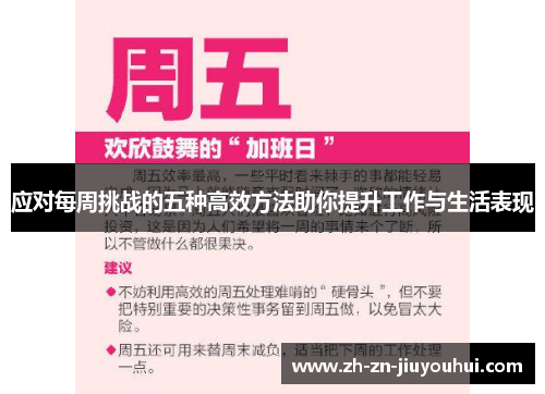 应对每周挑战的五种高效方法助你提升工作与生活表现